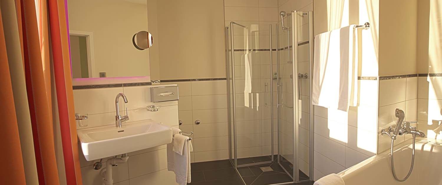 bathroom at Hotel Bellevue Interlaken Switzerland