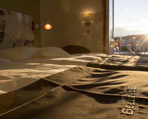 Grossartige Aussichten von jedem Zimmer im Hotel Bellevue Interlaken