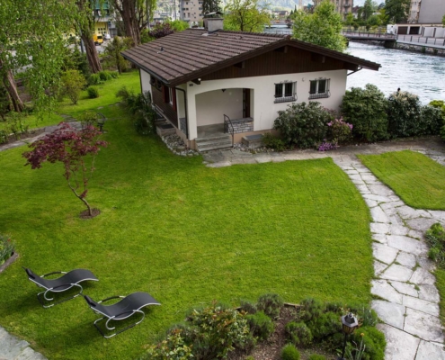 Riverhouse Ferienhaus im Garten des Hotel Bellevue Interlaken