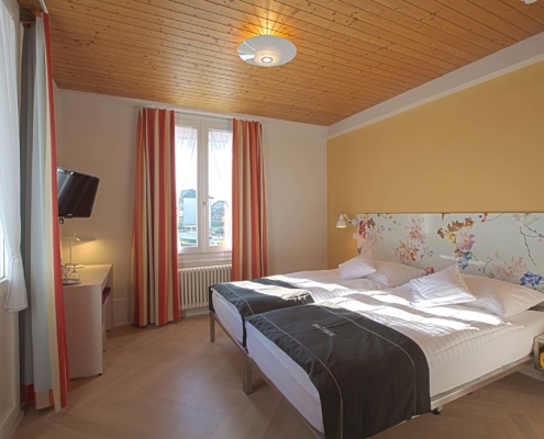 Double room at Hotel Bellevue Interlaken Switzerland