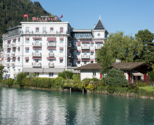 Boutique Hotel Bellevue with sun blinds