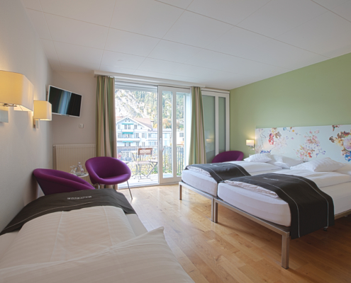 Triple room with A(C and river view