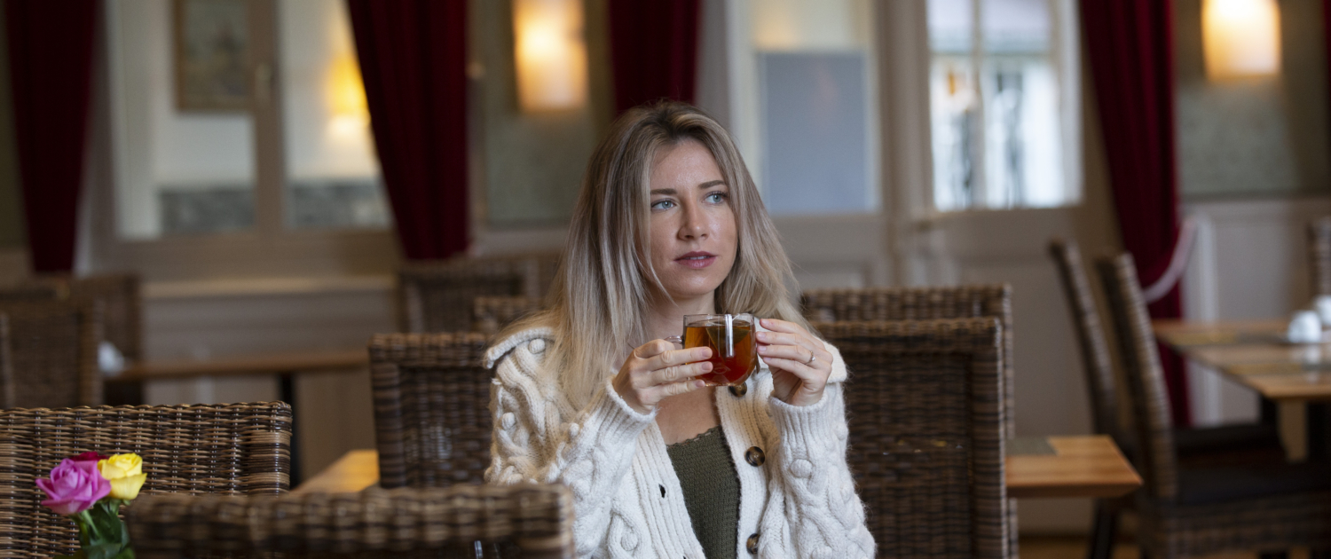 Teegenuss Frühstück Bellevue Interlaken