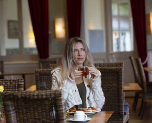 Teegenuss Frühstück Bellevue Interlaken